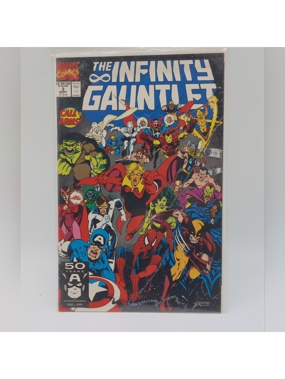 Marvel Comics The Infinity Gauntlet #3 1991 Comic Book